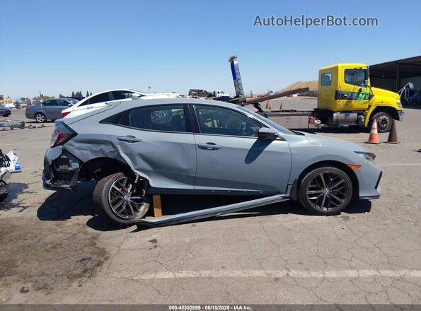 SHHFK7H46MU418394 2021 HONDA CIVIC Blue Սալոնի հետևի տեսք