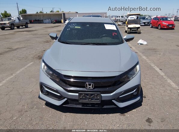 SHHFK7H46MU418394 2021 HONDA CIVIC Blue Սարքավորումների վահանակի տեսք