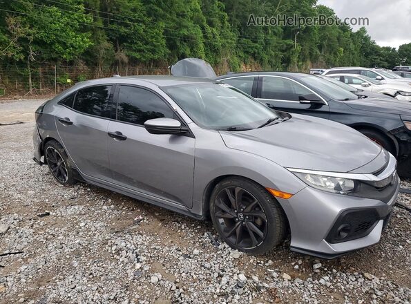 SHHFK7H47HU208604 2017 HONDA CIVIC Gray Front right