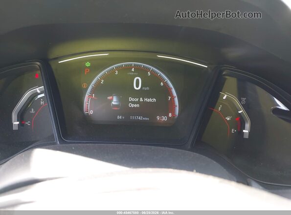 SHHFK7H47KU416974 2019 HONDA CIVIC White უკანა სავარძლების ხედი