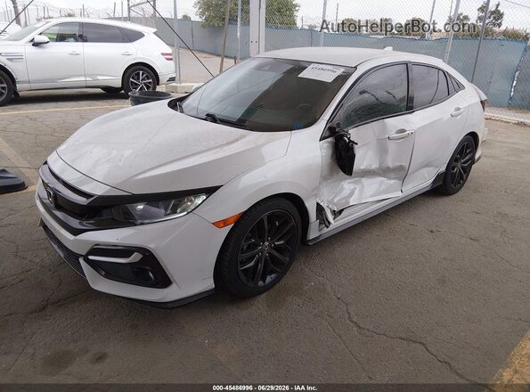 SHHFK7H47LU406303 2020 HONDA CIVIC White Vista tres cuartos delantera izquierda