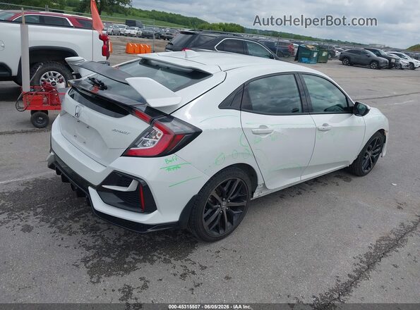 SHHFK7H47MU217295 2021 HONDA CIVIC White Задня права чверть