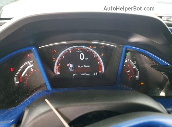 SHHFK7H47MU225686 2021 HONDA CIVIC Gray Instrument cluster view