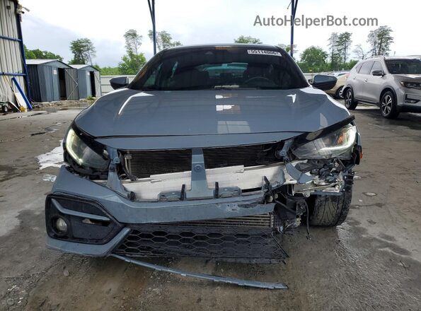SHHFK7H47MU225686 2021 HONDA CIVIC Gray Front view