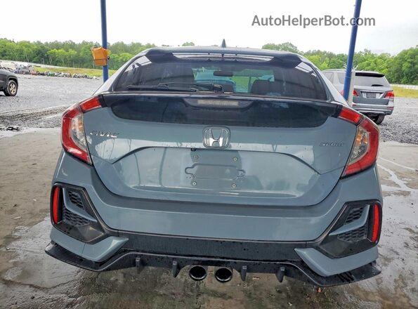 SHHFK7H47MU225686 2021 HONDA CIVIC Gray Rear view