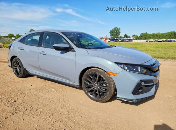 SHHFK7H48MU216981 2021 HONDA CIVIC Gray Передня права чверть