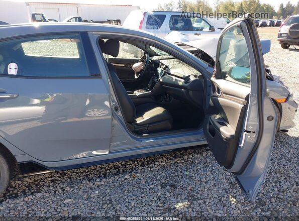 SHHFK7H48MU408336 2021 HONDA CIVIC Gray Widok wnętrza z przodu
