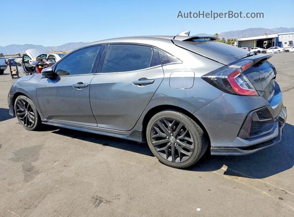 SHHFK7H48MU410328 2021 HONDA CIVIC Gray Trasero izquierdo