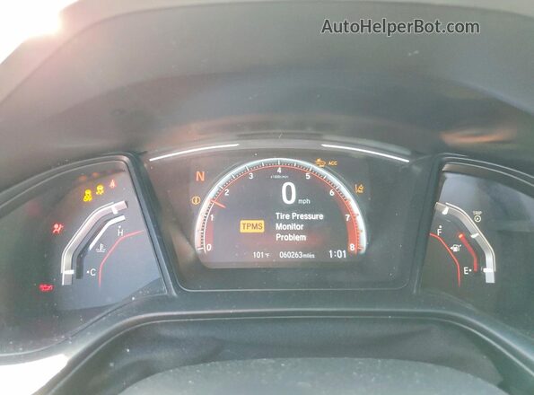 SHHFK7H48MU410328 2021 HONDA CIVIC Gray Vista del cuadro de instrumentos