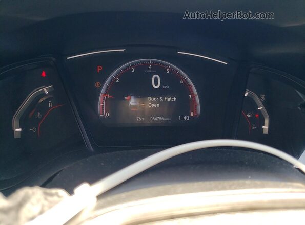 SHHFK7H48MU426772 2021 HONDA CIVIC Черный Вид щитка приборов