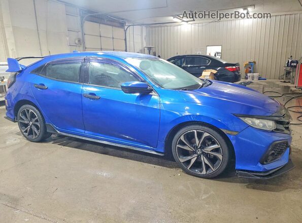 SHHFK7H49HU421957 2017 HONDA CIVIC Blue წინა მარჯვენა