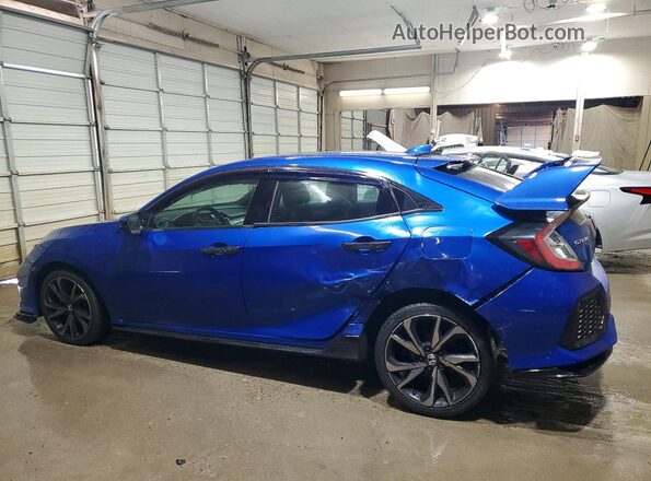 SHHFK7H49HU421957 2017 HONDA CIVIC Blue უკანა მარცხენა