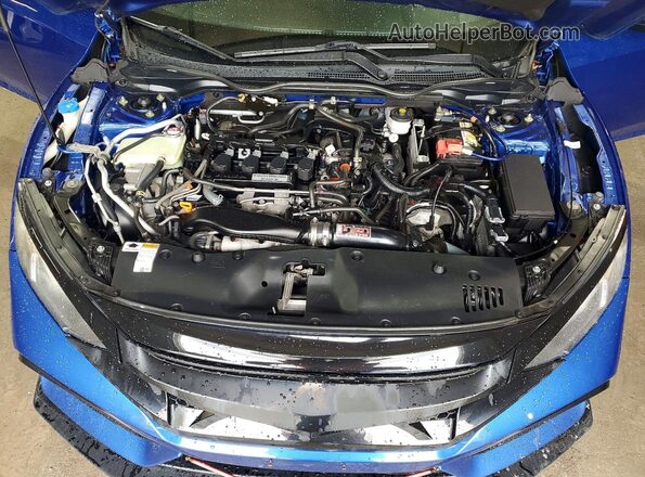 SHHFK7H49HU421957 2017 HONDA CIVIC Blue უკანა სალონის ხედი