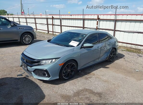 SHHFK7H49JU213518 2018 HONDA CIVIC Green Front left