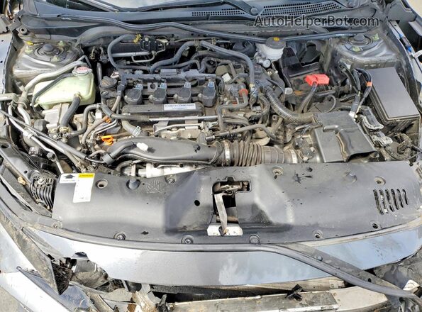 SHHFK7H49LU410370 2020 HONDA CIVIC Gray Widok wnętrza z tyłu