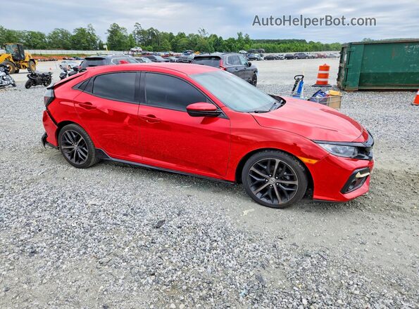 SHHFK7H49MU401198 2021 HONDA CIVIC Red Delantero derecho