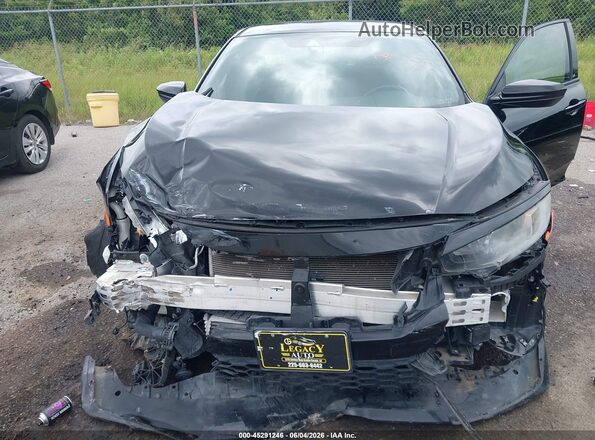 SHHFK7H4XMU201351 2021 HONDA CIVIC Black Rear view