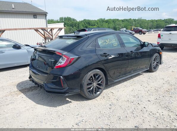 SHHFK7H4XMU203102 2021 HONDA CIVIC Black Rear right