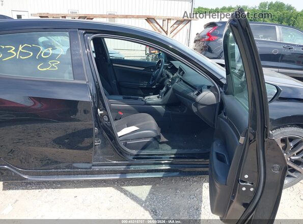 SHHFK7H4XMU203102 2021 HONDA CIVIC Black Front interior view