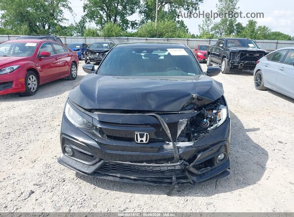SHHFK7H4XMU203102 2021 HONDA CIVIC Black Instrument cluster view