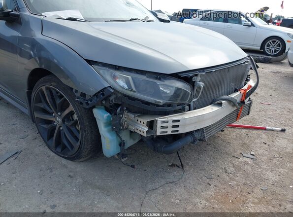 SHHFK7H4XMU212026 2021 HONDA CIVIC Gray Front view