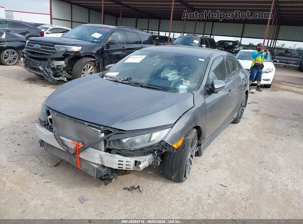 SHHFK7H4XMU212026 2021 HONDA CIVIC Gray Front left