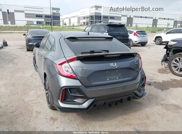 SHHFK7H4XMU212026 2021 HONDA CIVIC Gray Rear left