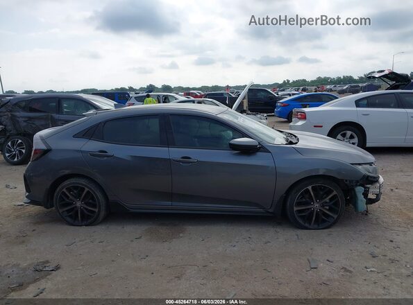 SHHFK7H4XMU212026 2021 HONDA CIVIC Gray Rear interior view