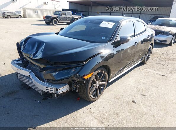 SHHFK7H4XMU222572 2021 HONDA CIVIC Black Front left