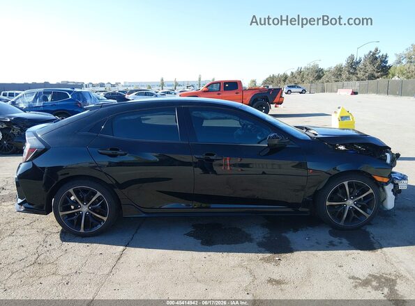 SHHFK7H4XMU222572 2021 HONDA CIVIC Black Rear interior view