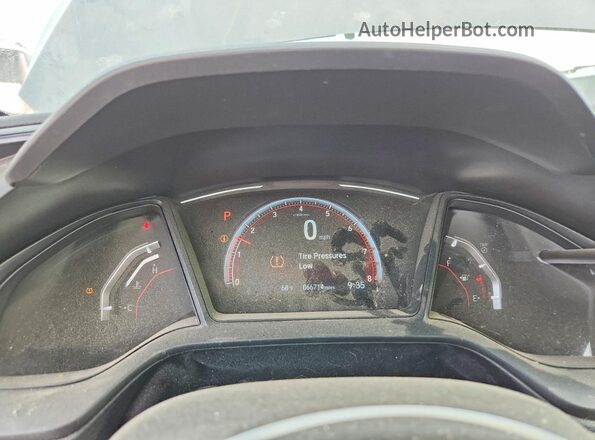 SHHFK7H4XMU421654 2021 HONDA CIVIC Gray Widok zestawu wskaźników