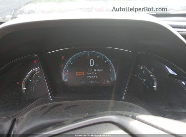 SHHFK7H50JU416063 2018 HONDA CIVIC Black Հետևի նստատեղերի տեսք