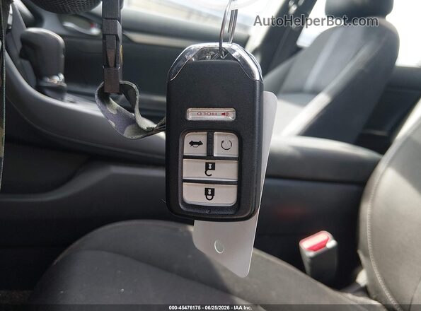 SHHFK7H50JU416063 2018 HONDA CIVIC Black Առջևի վահանակի տեսք