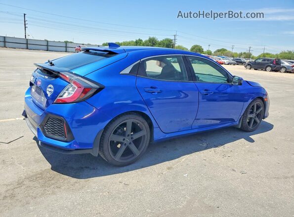 SHHFK7H56HU405014 2017 HONDA CIVIC Blue Задня права чверть