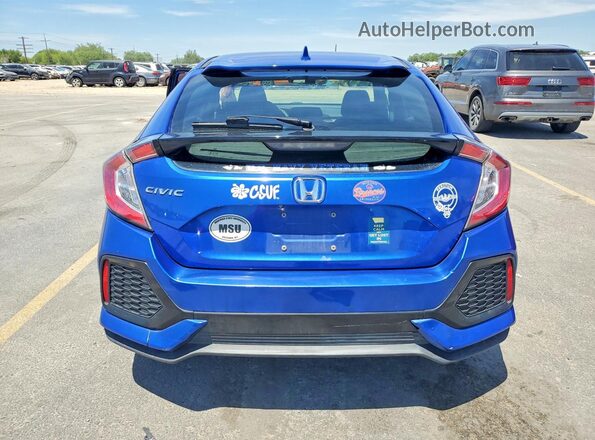 SHHFK7H56HU405014 2017 HONDA CIVIC Blue Вид ззаду