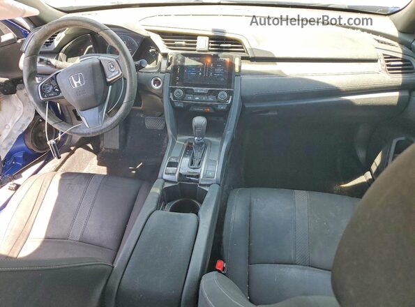 SHHFK7H56HU405014 2017 HONDA CIVIC Blue Вид панелі приладів