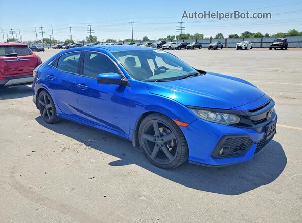 SHHFK7H56HU405014 2017 HONDA CIVIC Blue Передня права чверть