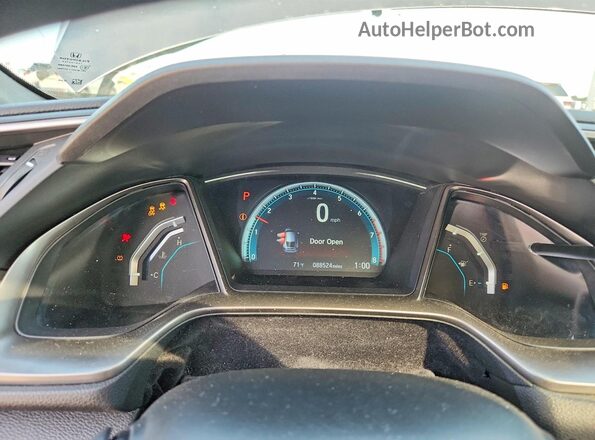 SHHFK7H57JU402497 2018 HONDA CIVIC Gray Вид щитка приладів