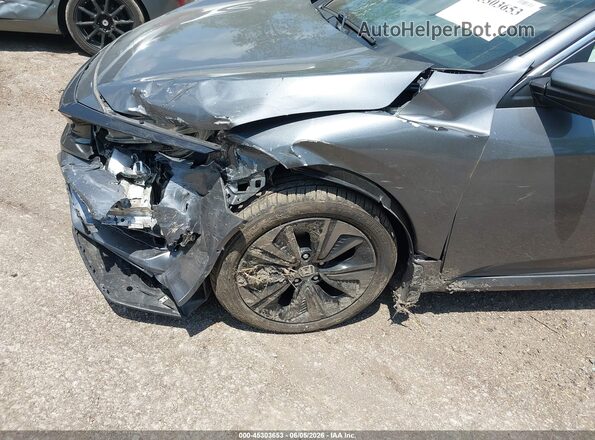 SHHFK7H57JU416092 2018 HONDA CIVIC Gray Вид спереду