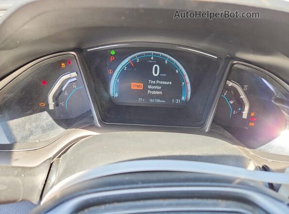 SHHFK7H5XJU219482 2018 HONDA CIVIC Черный Вид щитка приборов