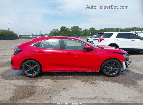 SHHFK7H60LU205246 2020 HONDA CIVIC Красный Вид задней части салона