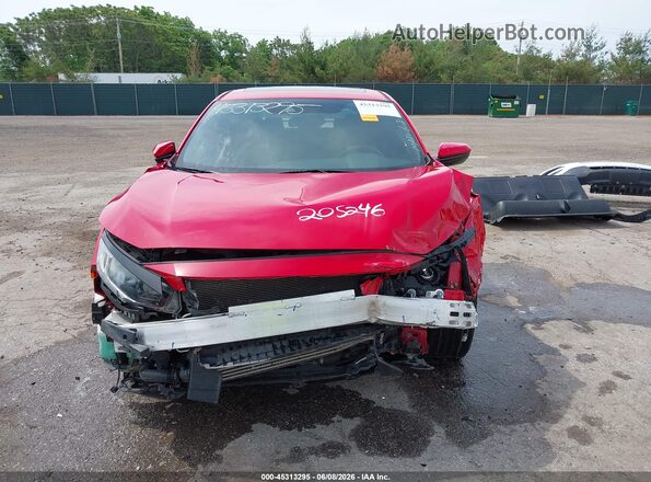 SHHFK7H60LU205246 2020 HONDA CIVIC Красный Вид щитка приборов