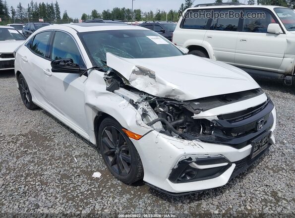 SHHFK7H61LU420358 2020 HONDA CIVIC White Դիմացի տեսք
