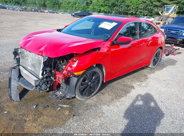 SHHFK7H62JU201891 2018 HONDA CIVIC Red Przód lewy