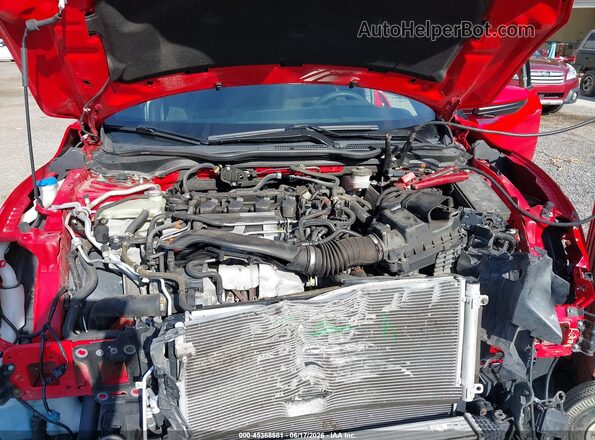 SHHFK7H62JU201891 2018 HONDA CIVIC Red Widok z tyłu