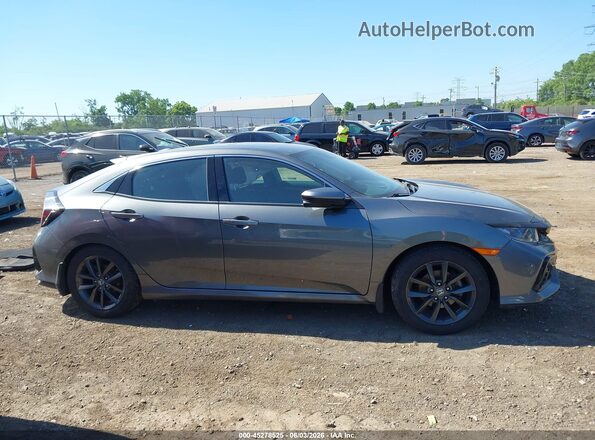 SHHFK7H62MU233065 2021 HONDA CIVIC Gray უკანა სალონის ხედი