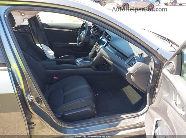 SHHFK7H62MU233065 2021 HONDA CIVIC Gray წინა სალონის ხედი