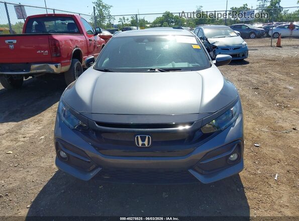 SHHFK7H62MU233065 2021 HONDA CIVIC Gray ხელსაწყოთა პანელის ხედი