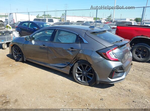 SHHFK7H62MU233065 2021 HONDA CIVIC Gray უკანა მარცხენა