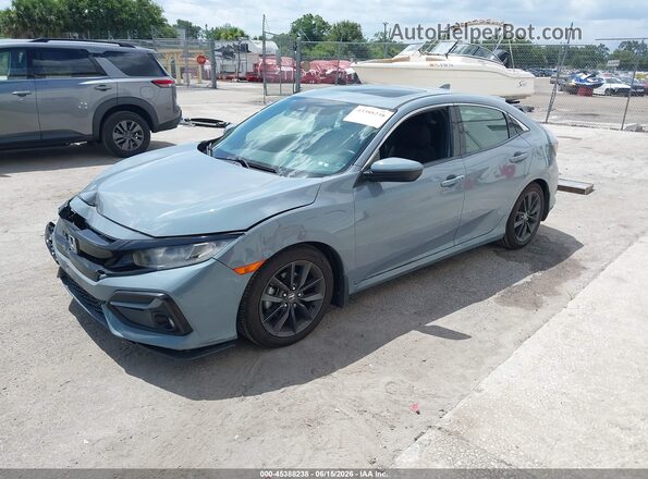 SHHFK7H63LU419213 2020 HONDA CIVIC Gray Przód lewy